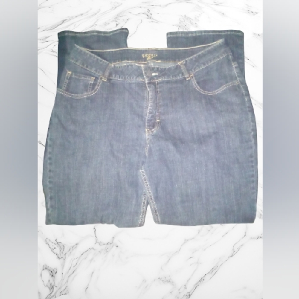 "Riders by Lee" Dark Wash Denim Straight Leg Jeans